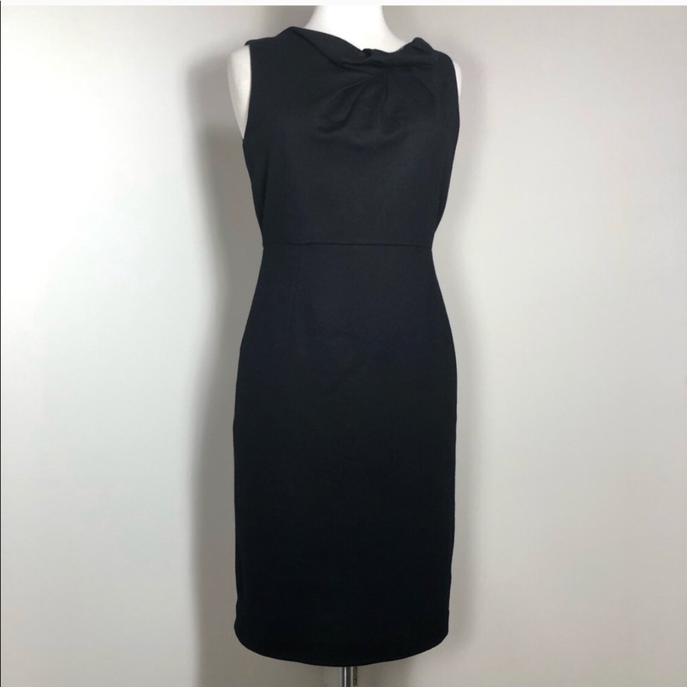 Eli’s Tarhari wool sheath dress